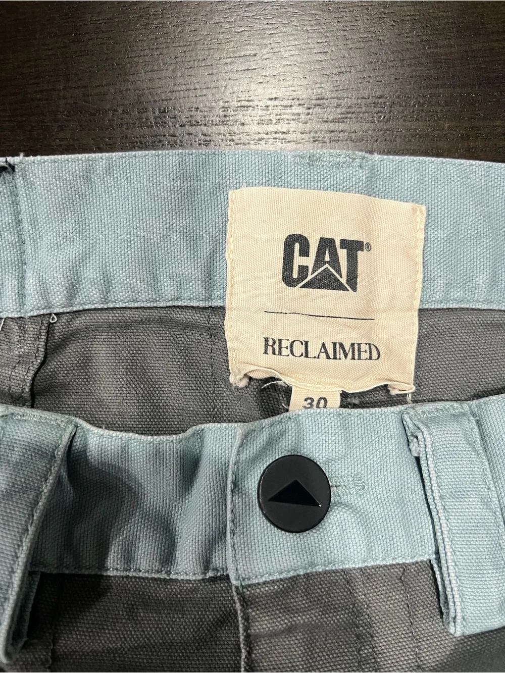 Caterpillar Reclaimed Men's Canvas Work Pants Gray Size 30 Construction